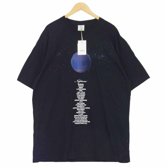 VETEMENTS ヴェトモン 19AW UAH20TR901 PLANET NUMBER TEE プラネット ナンバー Tシャツ ブラック系 XL【新古品】【未使用】【中古】
