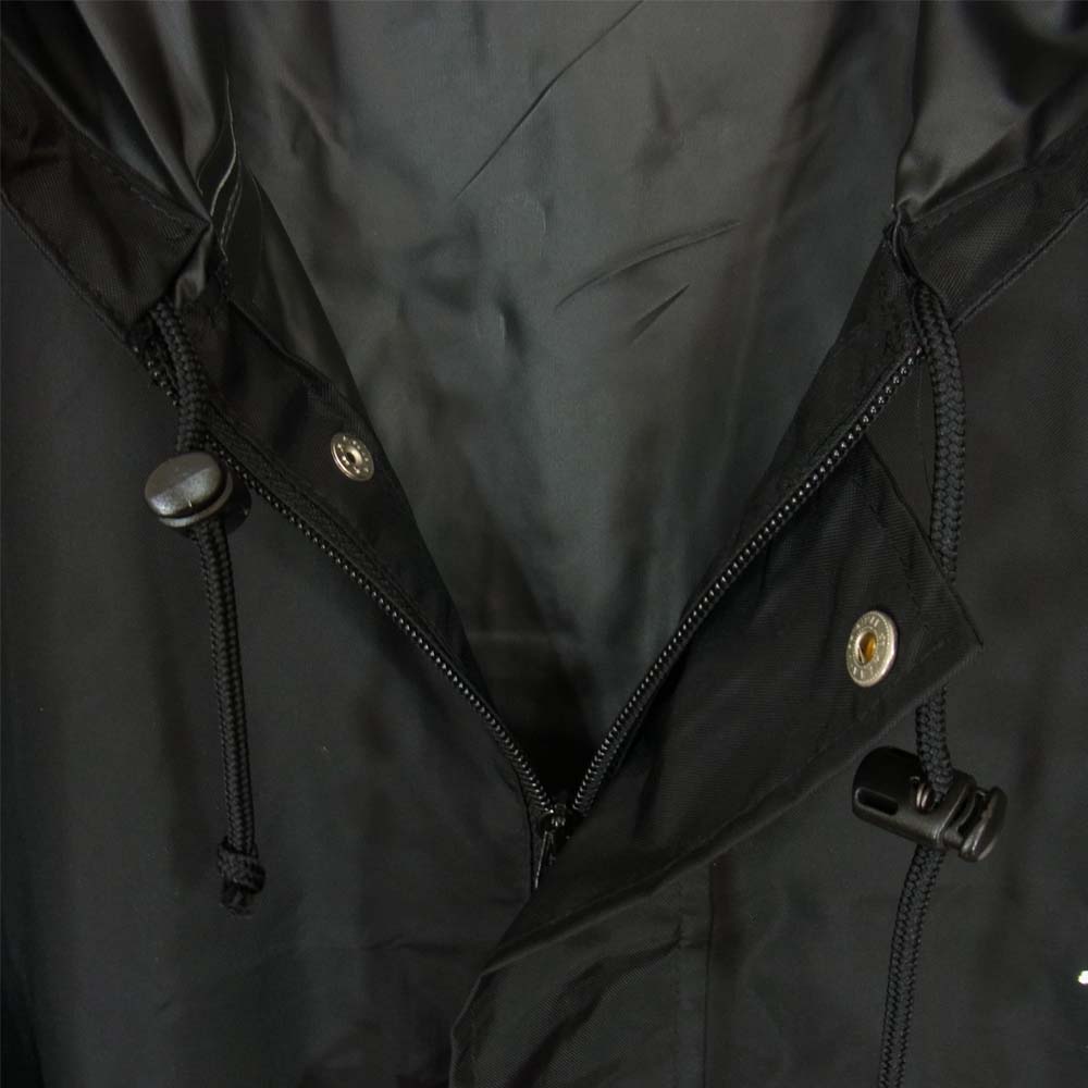 VETEMENTS ヴェトモン 19AW UAH20JA816 Anarchy Raincoat アナーキー ロゴ フーデッド レインコート ブラック系 サイズ表記無【新古品】【未使用】【中古】