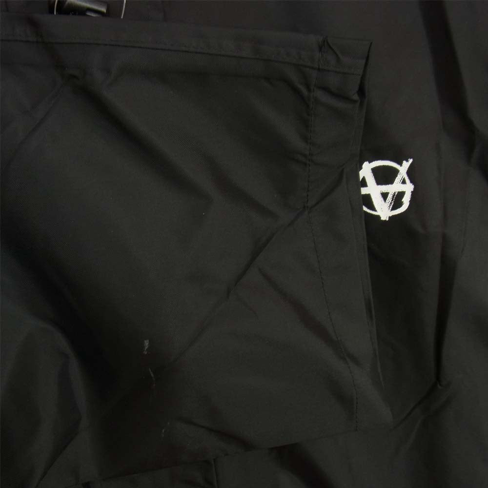 VETEMENTS ヴェトモン 19AW UAH20JA816 Anarchy Raincoat アナーキー ロゴ フーデッド レインコート ブラック系 サイズ表記無【新古品】【未使用】【中古】