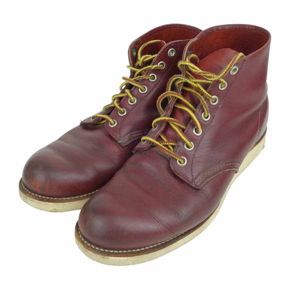 RED WING レッドウィング 8166 90s 犬タグ プレーントゥ 赤茶系 8.5 D【中古】