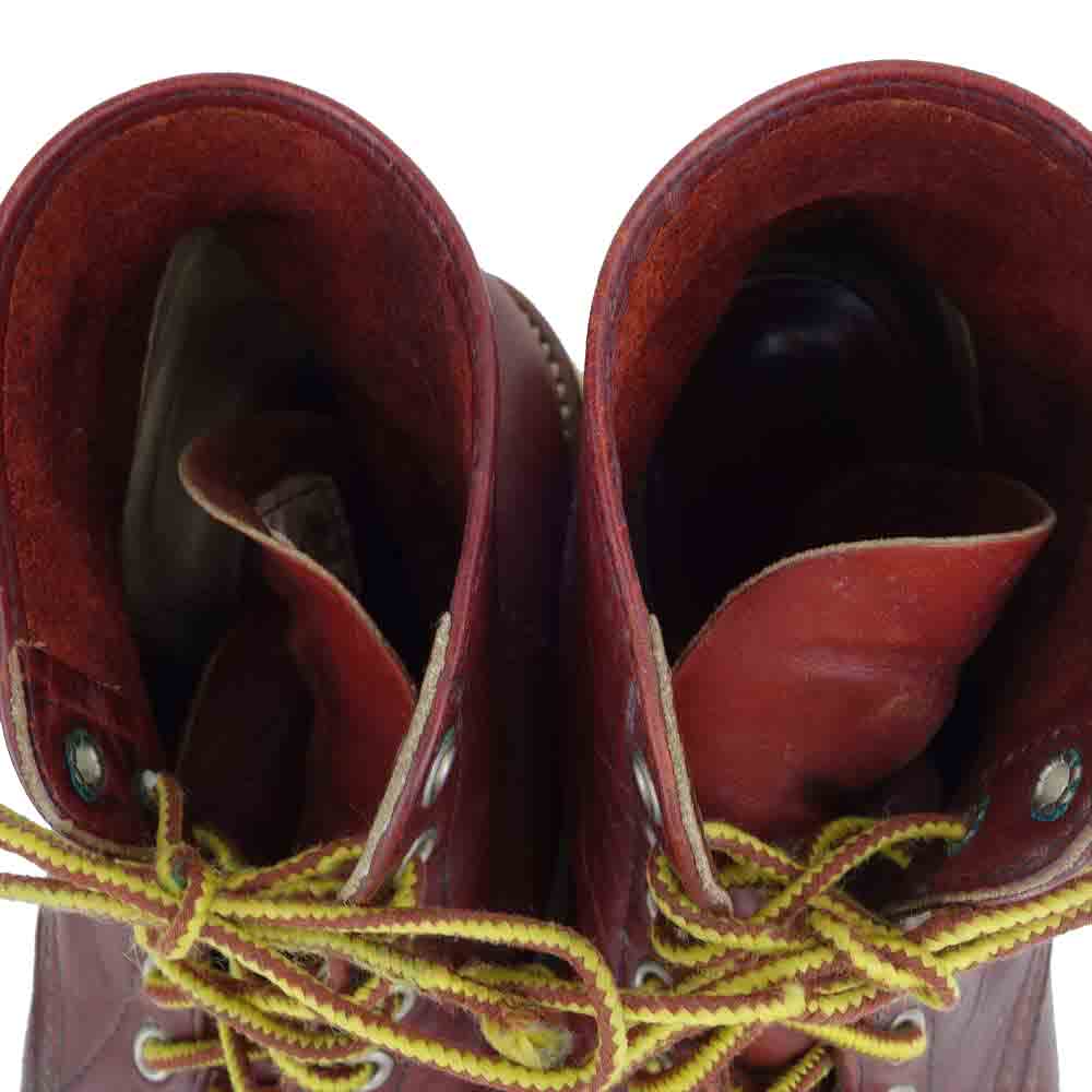 RED WING レッドウィング 8166 90s 犬タグ プレーントゥ 赤茶系 8.5 D【中古】