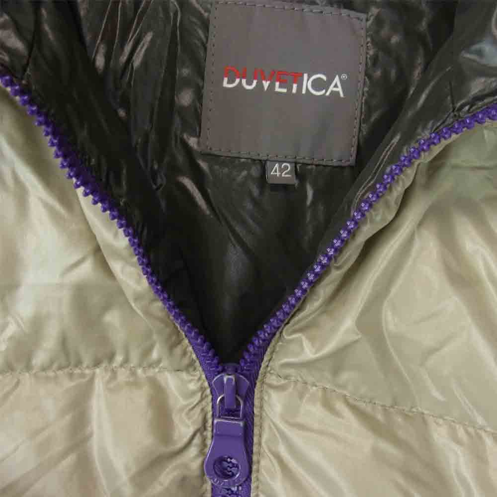 DUVETICA デュベティカ D.910.01-1035R 国内正規品 THIA ティア ダウン ジャケット ベージュ系 42【中古】