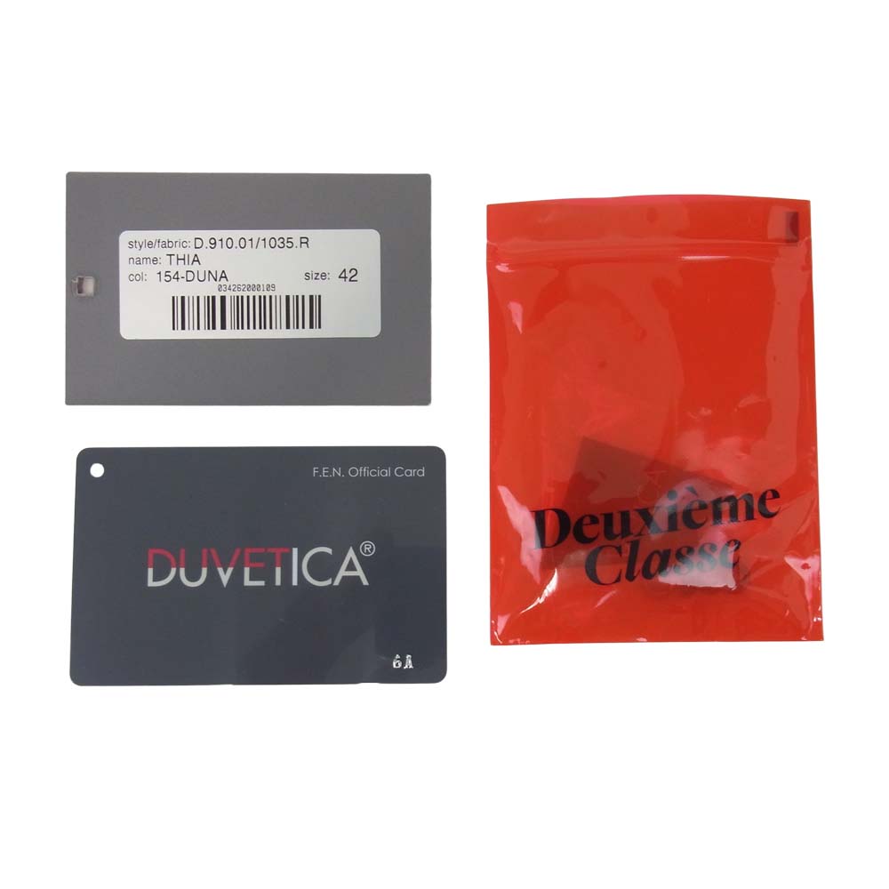 DUVETICA デュベティカ D.910.01-1035R 国内正規品 THIA ティア ダウン ジャケット ベージュ系 42【中古】