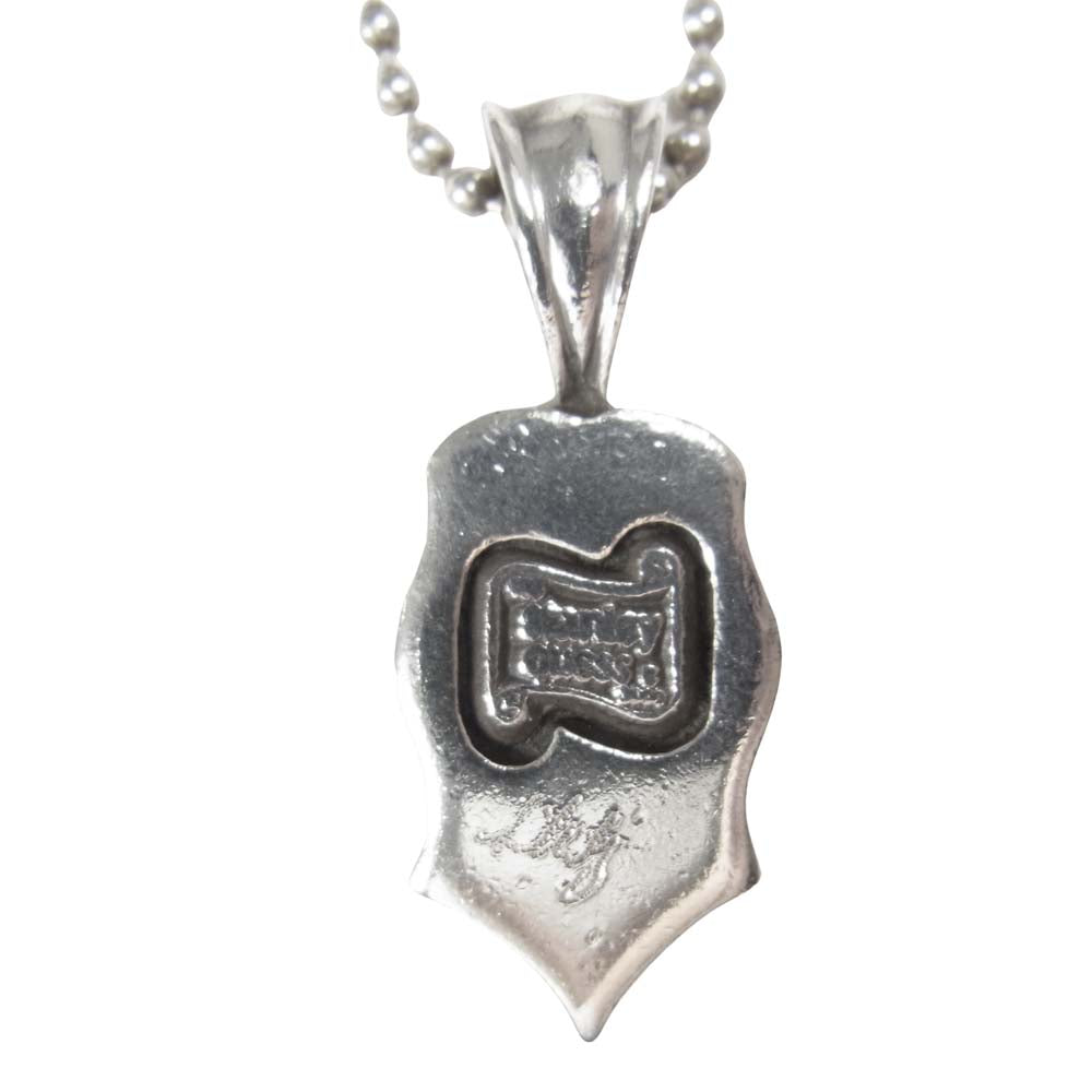 STANLEY GUESS スタンリーゲス ウッドインレイ ギター ネックレス シルバー系【中古】