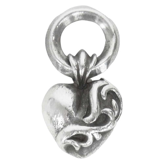 CHROME HEARTS クロムハーツ（原本無） ハート チャーム ペンダント トップ シルバー系【中古】