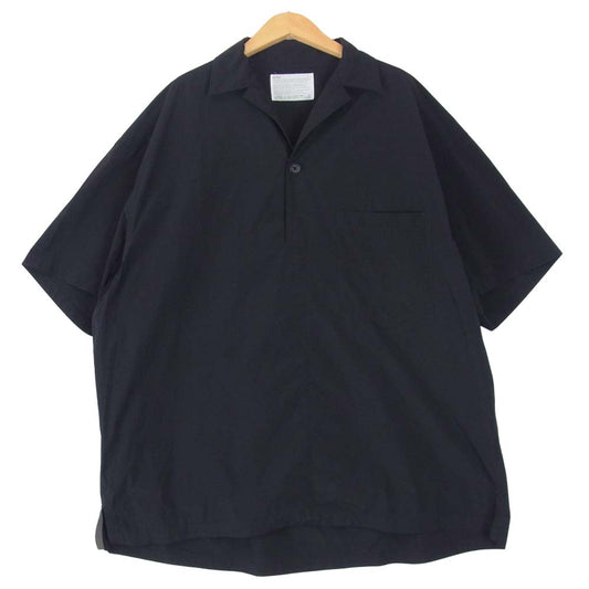 kolor カラー 21SS 21SCM-B02103 model:S/S プルオーバー 半袖 シャツ  ブラック系 3【中古】