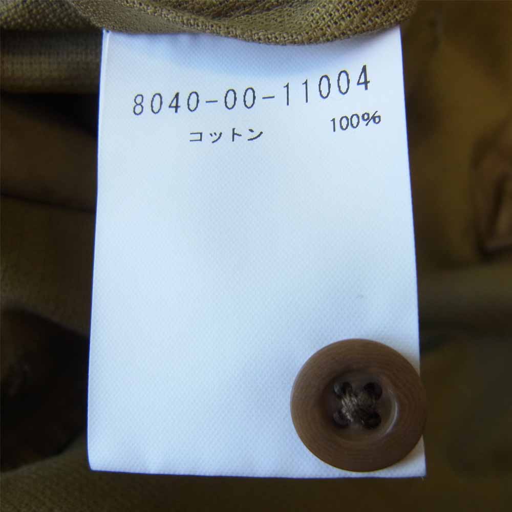Nigel Cabourn ナイジェルケーボン 8040-00-11004 DESERT ARMY SHIRT デザート アーミー シャツ S/S カーキ系 50【中古】