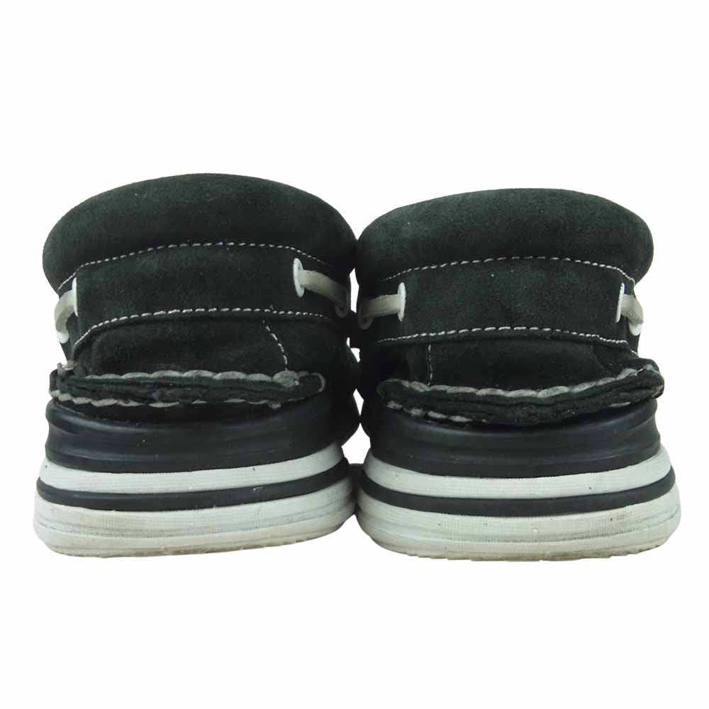 VISVIM ビズビム HOCKNEY FOLK スエード デッキシューズ 中国製 ブラック系 US9.5【中古】