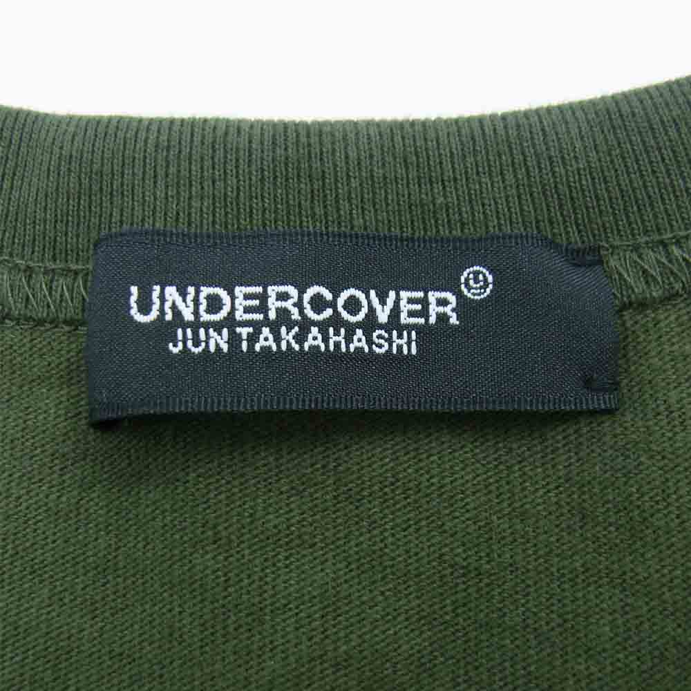 UNDERCOVER アンダーカバー 21AW UC2A4803-1 アーミー BIG T-SHIRT ビッグ Tシャツ オリーブ系【中古】