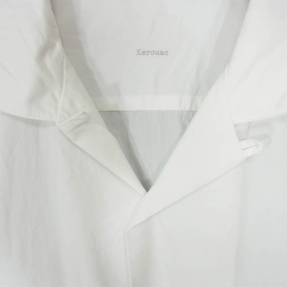 PORTER CLASSIC ポータークラシック KEROUAC SHIRT ケルアック シャツ ホワイト ホワイト系 L【中古】