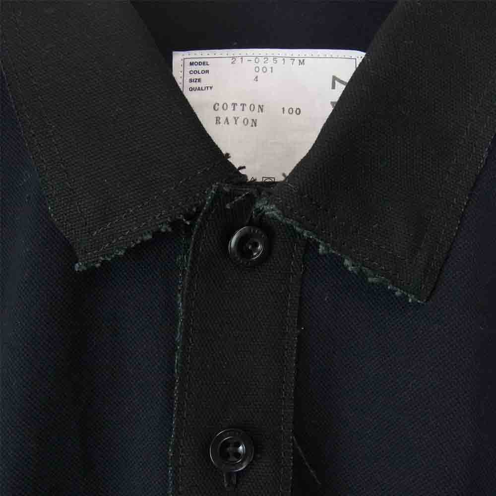 Sacai サカイ 21SS 21-02517M Cotton Jersey Polo Shirt Sロゴ 刺繍