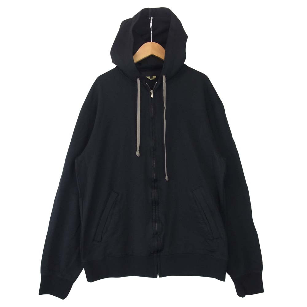 COMME des GARCONS コムデギャルソン HOMME DEUX オムドゥ AD2020 DG-T016 製品加工 エステルジャージー パーカー ブラック系 L【中古】