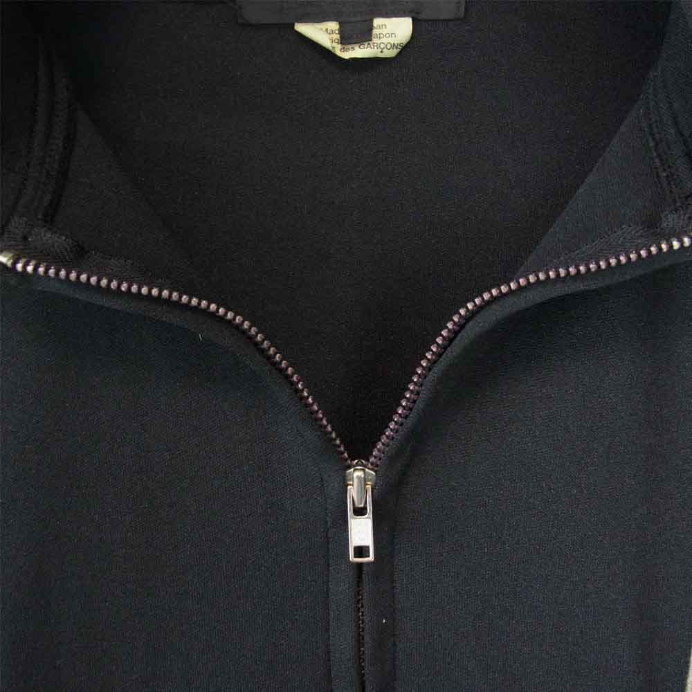 COMME des GARCONS コムデギャルソン HOMME DEUX オムドゥ AD2020 DG-T016 製品加工 エステルジャージー パーカー ブラック系 L【中古】