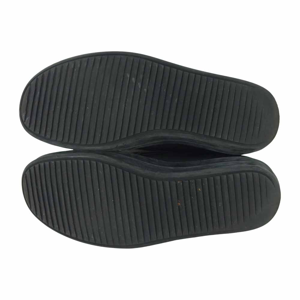 Rick Owens リックオウエンス ローカット レザー スリッポン スニーカー ブラック系 42【中古】