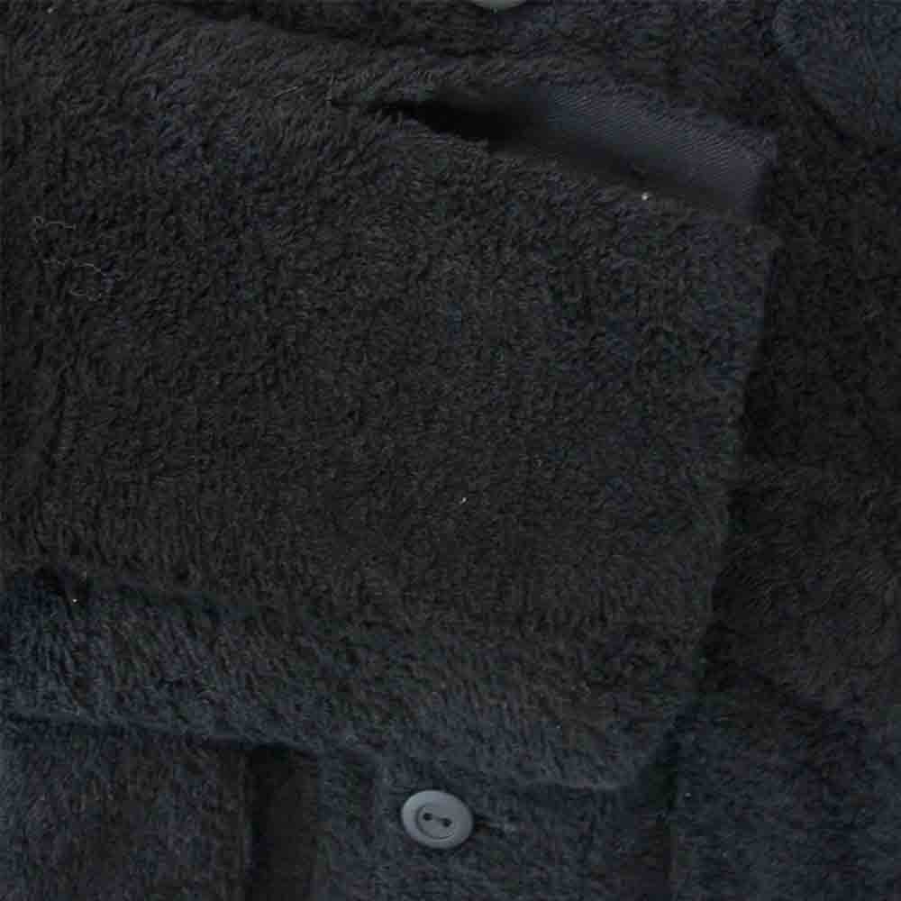 UNDERCOVER アンダーカバー UC1A4209 cotton pile blouson パイル ニット ブルゾン カーディガン ブラック系 4【中古】