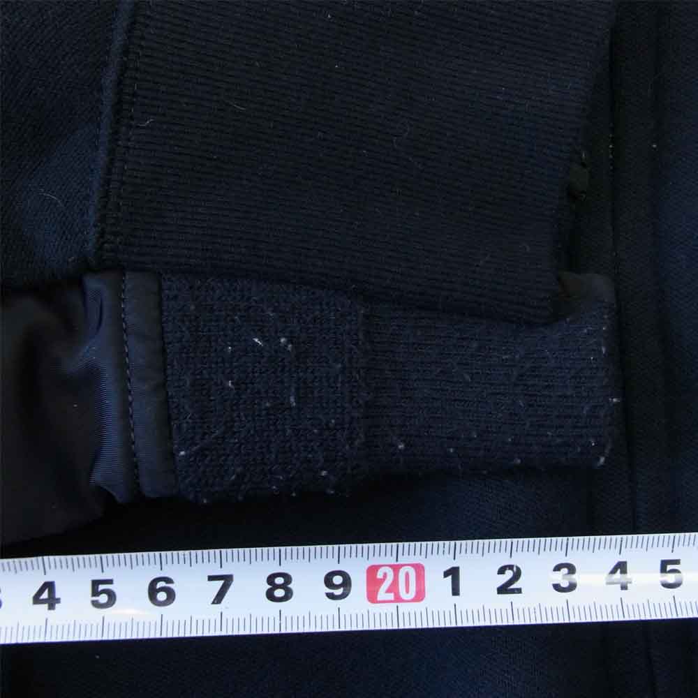 Sacai サカイ 20AW SCM-036 Sponge Sweat MA-1 Zip Hoodie ドッキング ジップ パーカー ブラック系 ダークネイビー系 3【中古】