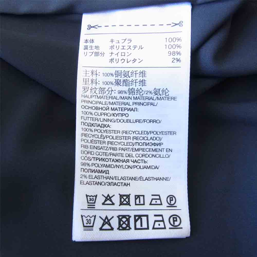 Yohji Yamamoto ヨウジヤマモト Y-3 ワイスリー GV6045 Black Sanded Cupro Bomber Jacket バックロゴ キュプラ ボンバージャケット ブラック系 ダークネイビー系 XL【美品】【中古】