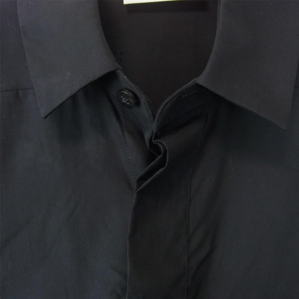 FEAR OF GOD フィアオブゴッド × Ermenegildo Zegna エルメネジルドゼニア 20AW 8SFG01 Overized Short Sleeve Shirt オーバーサイズ 半袖 シャツ  ダークネイビー系 S【美品】【中古】