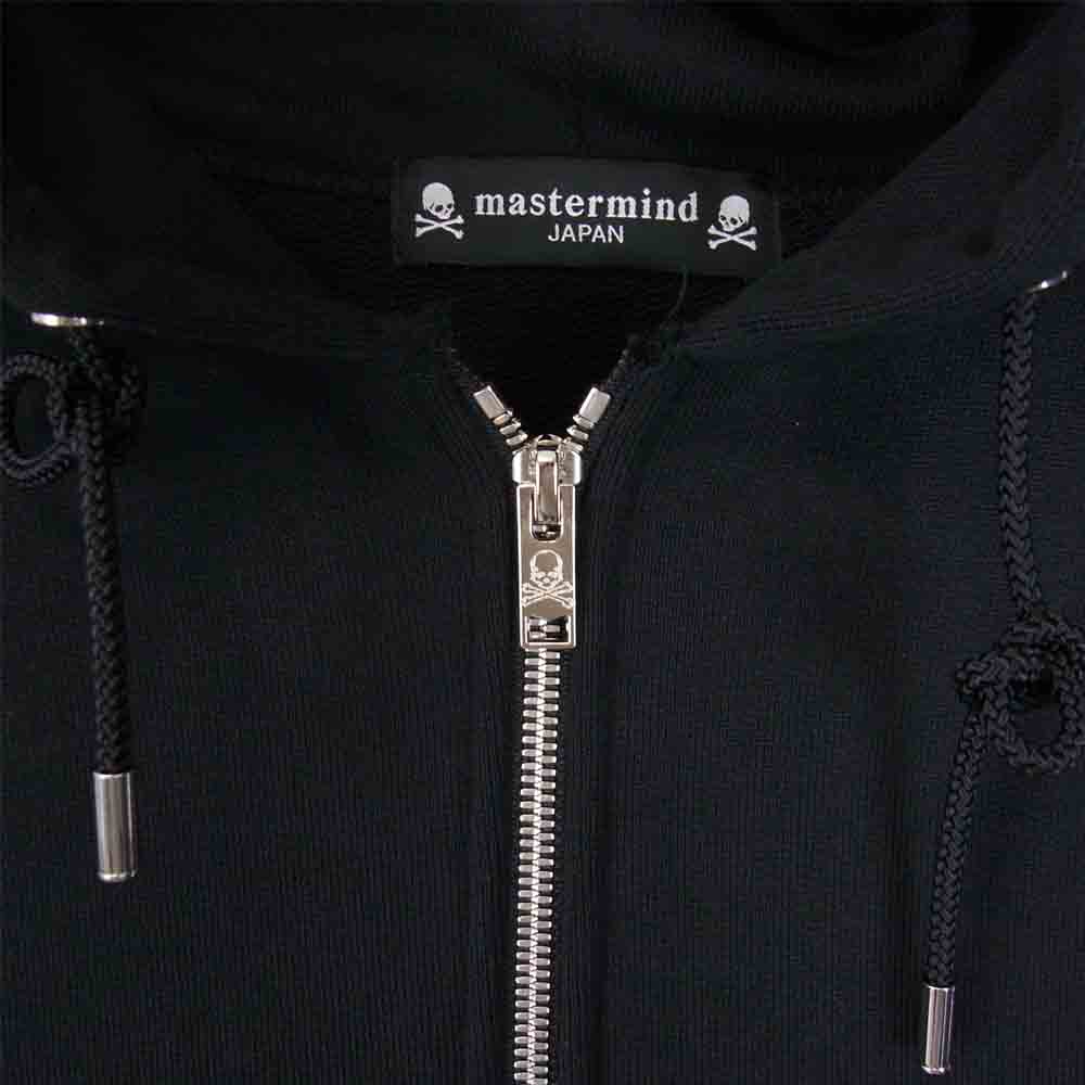 mastermind JAPAN マスターマインドジャパン MJ18P02-SW140-011 バック スカル スパンコール ノースリーブ パーカー ブラック系 L【美品】【中古】