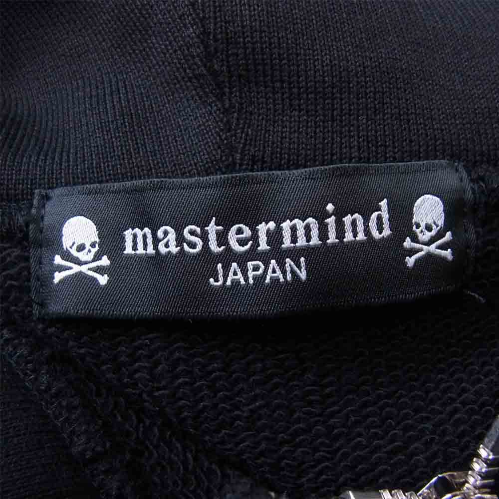 mastermind JAPAN マスターマインドジャパン MJ18P02-SW140-011 バック スカル スパンコール ノースリーブ パーカー ブラック系 L【美品】【中古】