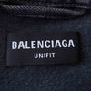 BALENCIAGA バレンシアガ 657602 TBP47 Grey Denim Oversized Zip-Up Jacket オーバーサイズ ジップアップ デニムジャケット グレー系 S【中古】