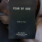 FEAR OF GOD フィアオブゴッド FIFTH COLLECTION FG60-004-020 ONE BUTTON JACKET ノーカラー 1ボタン ジャケット グレー系 50【美品】【中古】