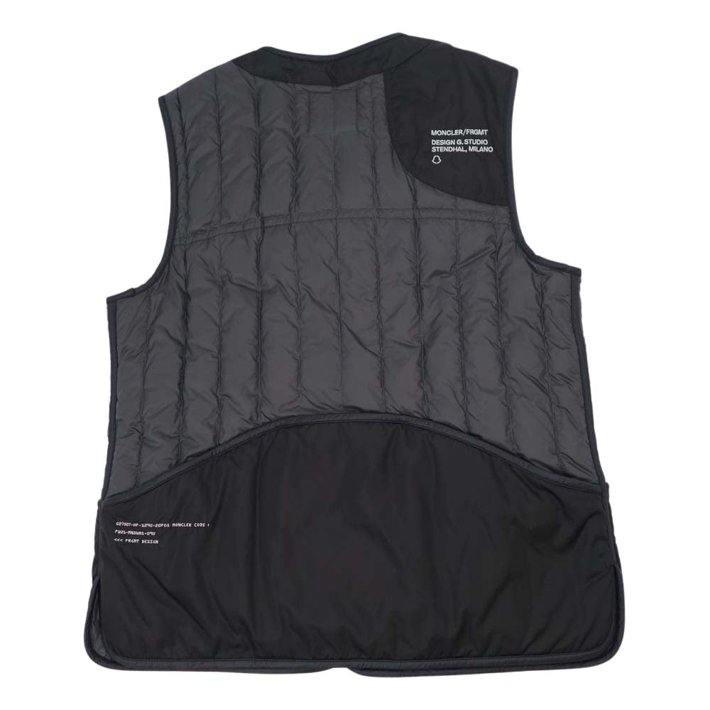 MONCLER モンクレール  7 Genius Fragment Hiroshi Fujiwara フラグメント DALIM GILET  ダリム ジレ ダウンベスト ブラック系 3【新古品】【未使用】【中古】