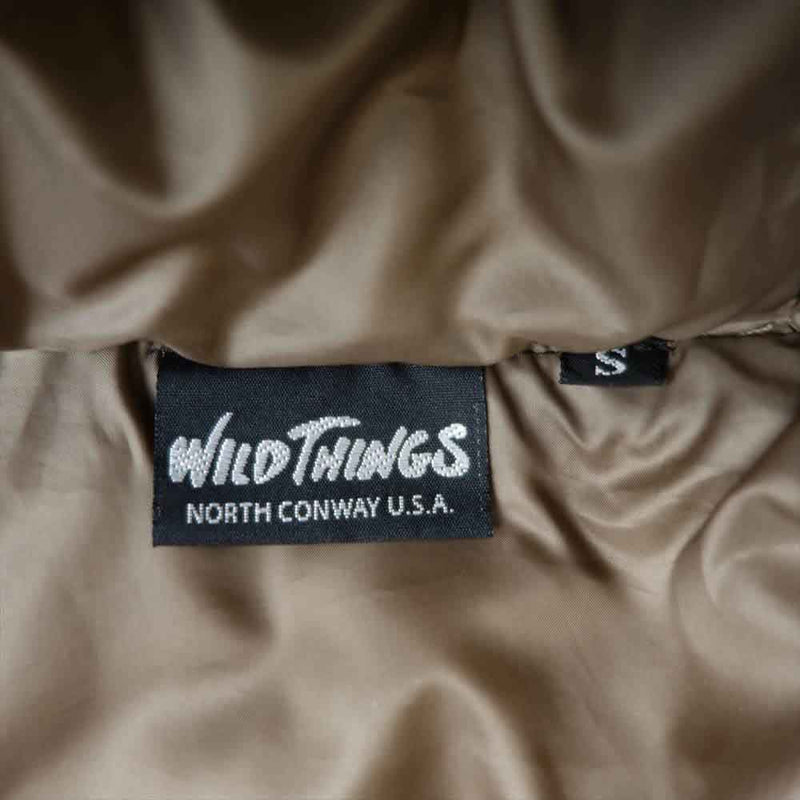 WILDTHINGS ワイルドシングス WT011N WT  WT HOODED DOWN JACKET beige S【中古】