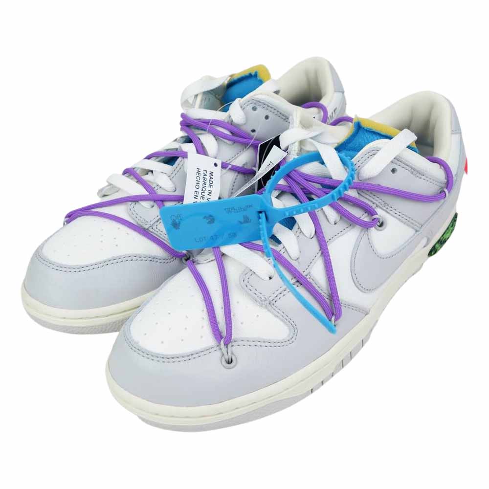 NIKE ナイキ  DM1602-125 DUNK LOW OFF WHITE 1 OF 50 47 ダンク ロー  オフホワイト ホワイト系 28cm【新古品】【未使用】【中古】
