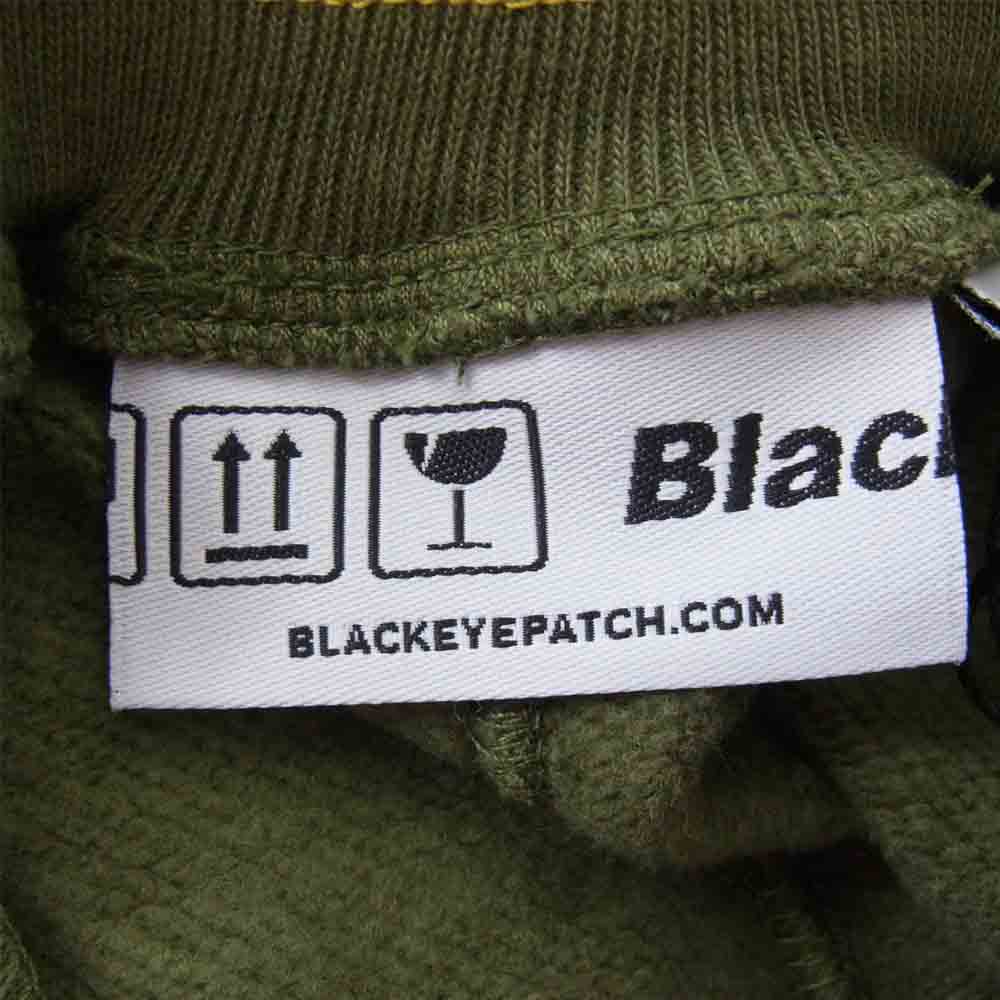 ブラックアイパッチ 21SS BEPSS21EI28 × Wested Youth SWEAT CARGO PANTS  ウェステッド ユース スウェット カーゴ オリーブ系 L【新古品】【未使用】【中古】