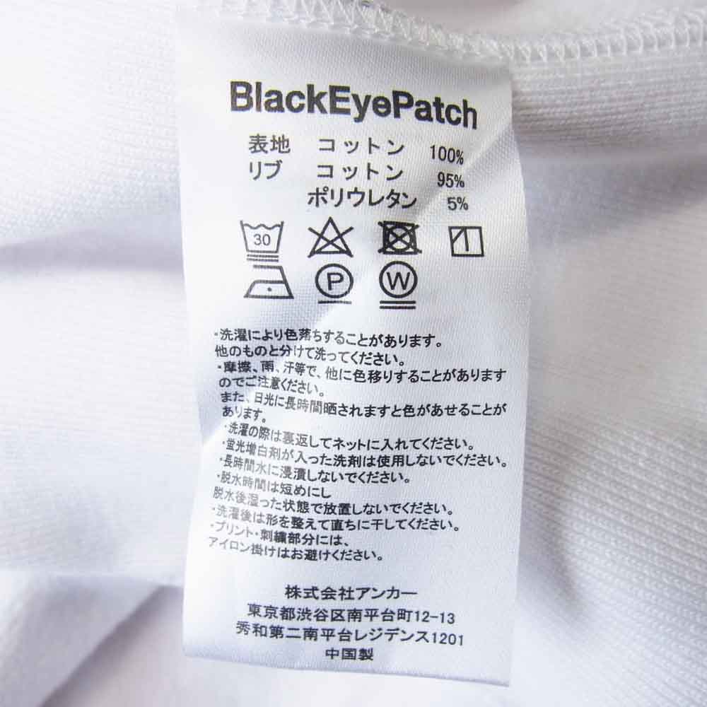 ブラックアイパッチ 21SS BEPSS21EI19 THE WASTED YOUTH HOODED PARKA ウェステッドユース フーデッド ホワイト系 L【新古品】【未使用】【中古】