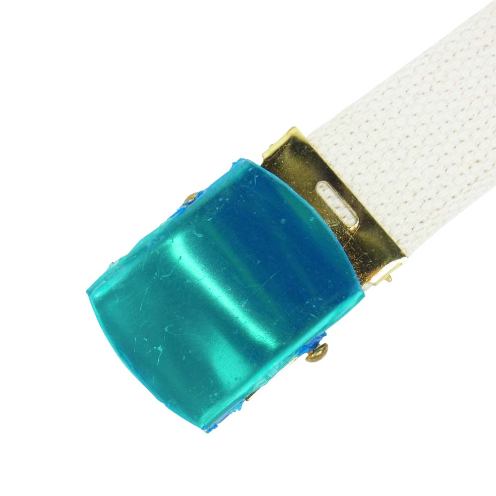フォーティーパーセント アゲインストライツ 21SS 211NTFP-AC02S COURAGE BELT   オフホワイト系【新古品】【未使用】【中古】