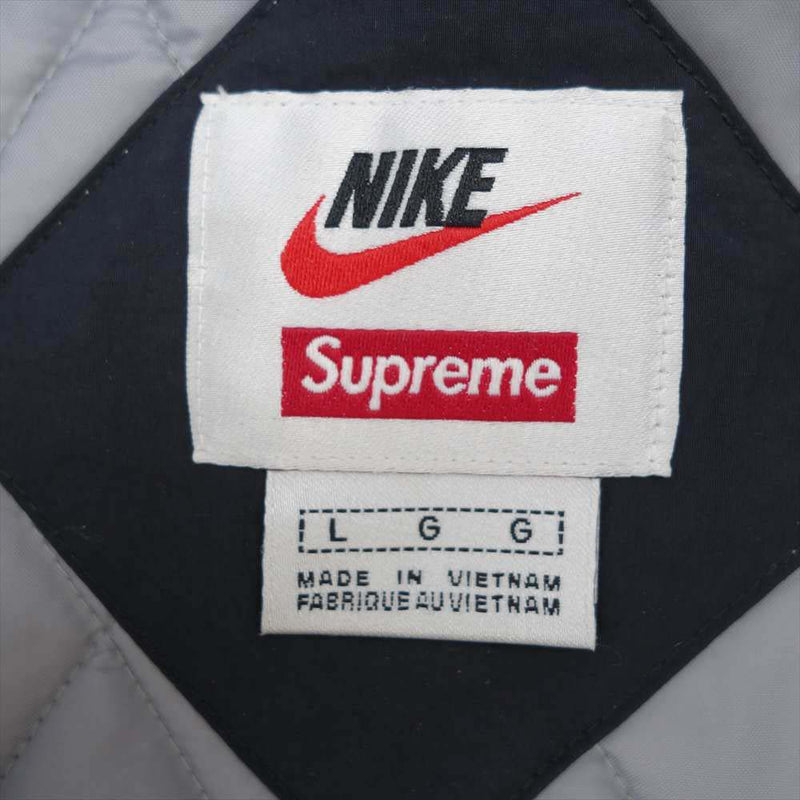 Supreme シュプリーム 19SS CD6074  Nike Hooded Sport Jacket ナイキ 中綿 フーデッド スポーツ ジャケット L【新古品】【未使用】【中古】