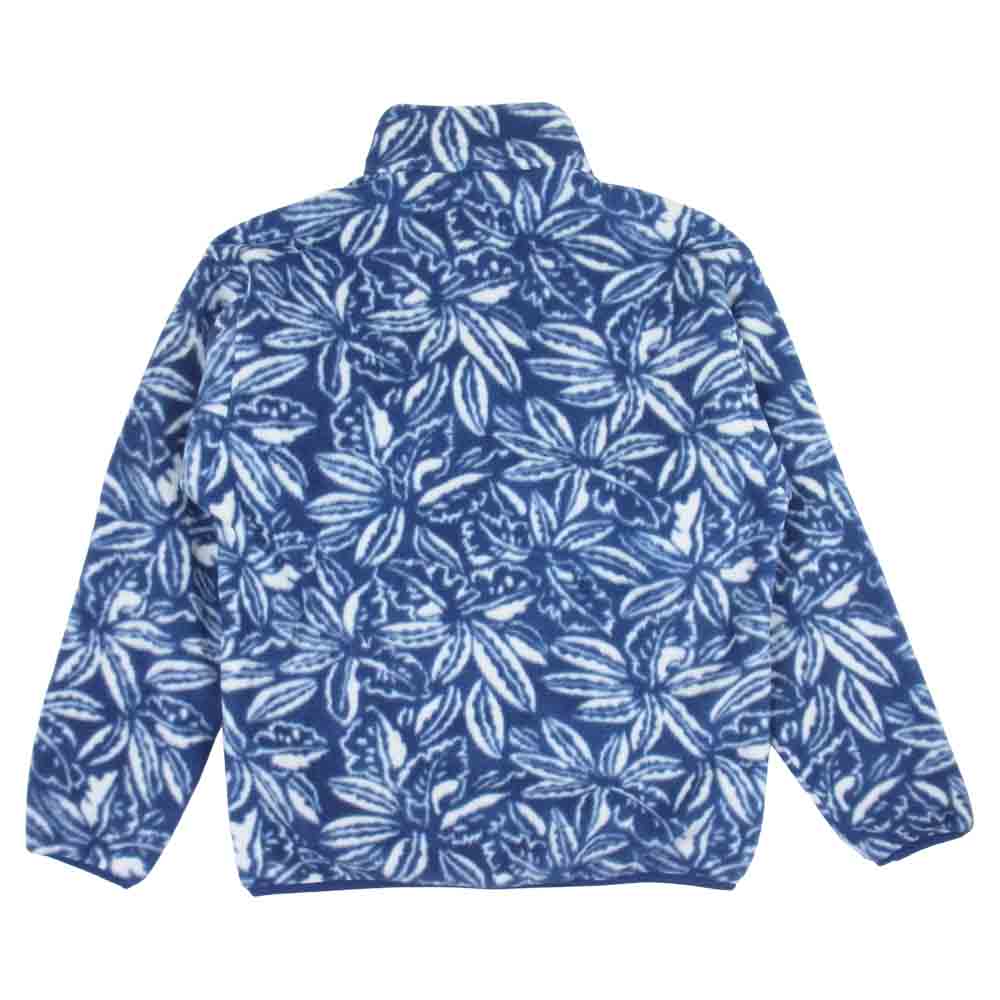 patagonia パタゴニア 94SS 25205 デッドストック 94年 USA製 雪無し Print Lightweight Synchilla Snap-T IKN プリント LW シンチラ スナップ T フリース プルオーバー ネイビー系 M【新古品】【未使用】【中古】