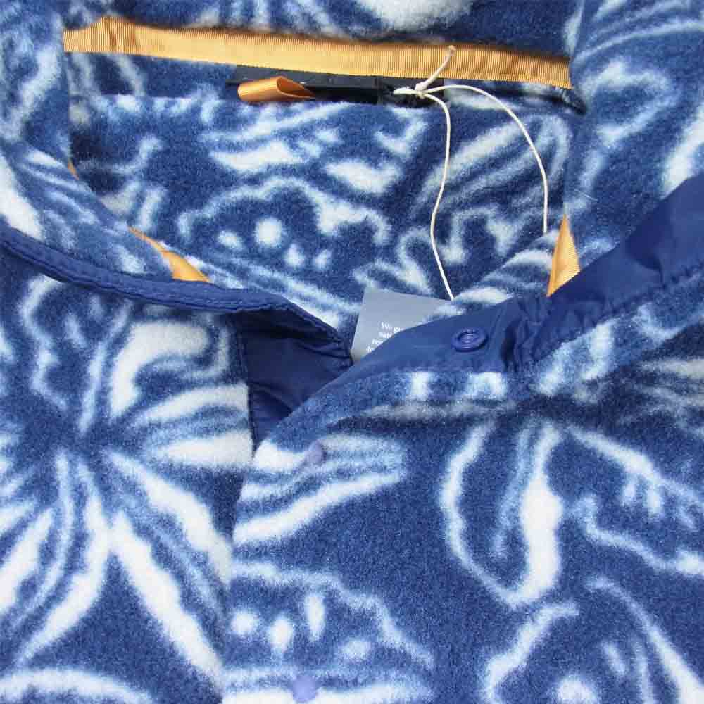 patagonia パタゴニア 94SS 25205 デッドストック 94年 USA製 雪無し Print Lightweight Synchilla Snap-T IKN プリント LW シンチラ スナップ T フリース プルオーバー ネイビー系 M【新古品】【未使用】【中古】