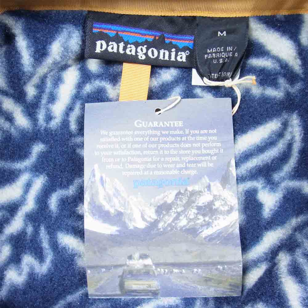 patagonia パタゴニア 94SS 25205 デッドストック 94年 USA製 雪無し Print Lightweight Synchilla Snap-T IKN プリント LW シンチラ スナップ T フリース プルオーバー ネイビー系 M【新古品】【未使用】【中古】