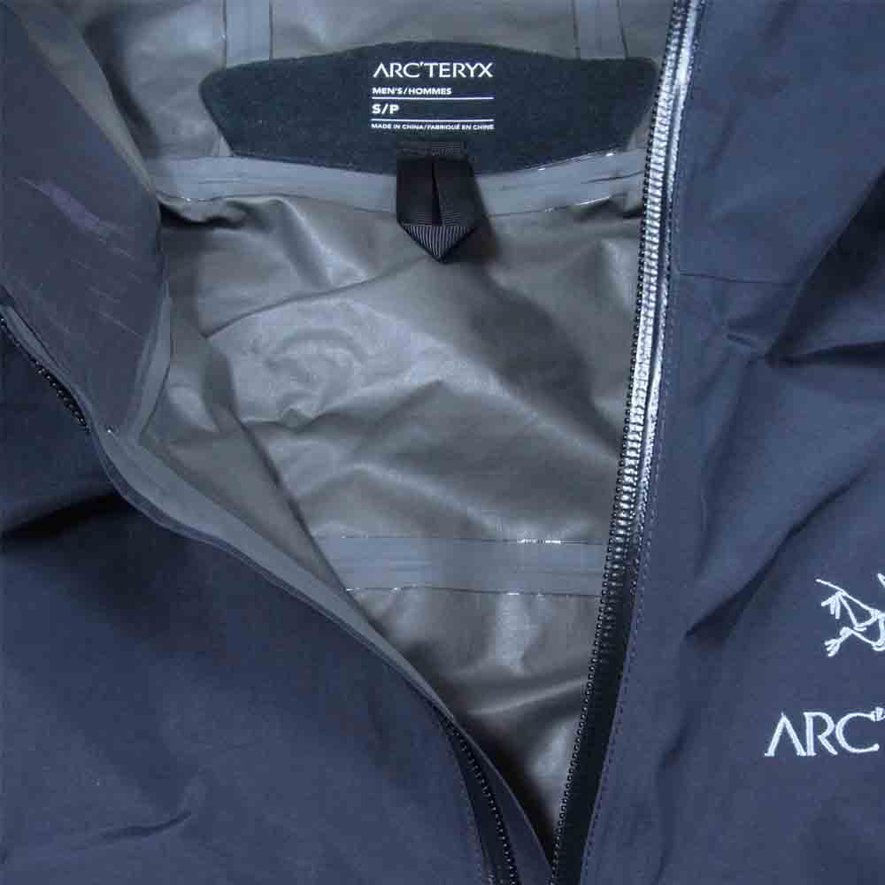 ARC'TERYX アークテリクス 21776 国内正規品 BIRD AID付属 GORE-TEX ZETA SL JACKET ゼータ ナイロン ジャケット ブラック系 S【中古】