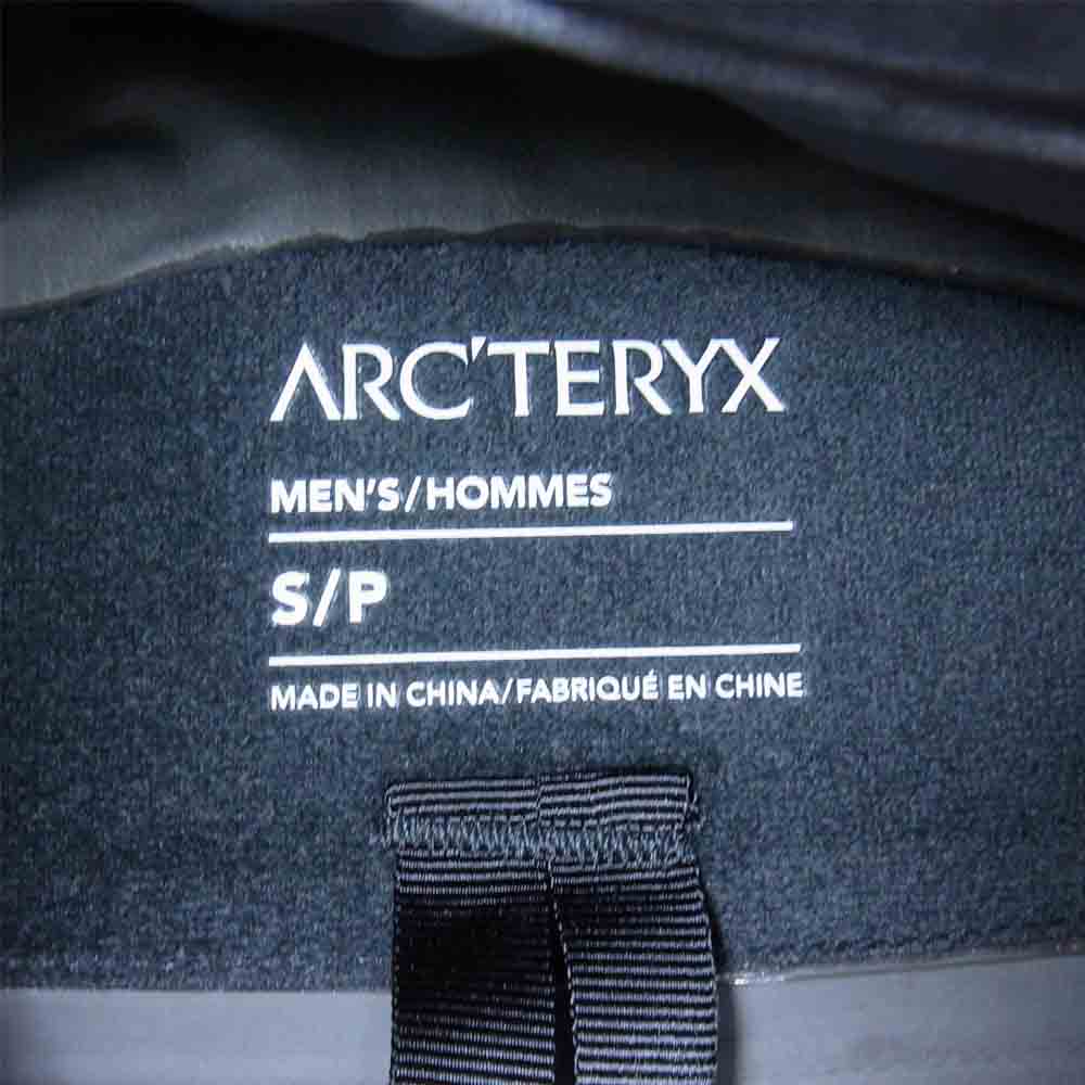 ARC'TERYX アークテリクス 21776 国内正規品 BIRD AID付属 GORE-TEX ZETA SL JACKET ゼータ ナイロン ジャケット ブラック系 S【中古】