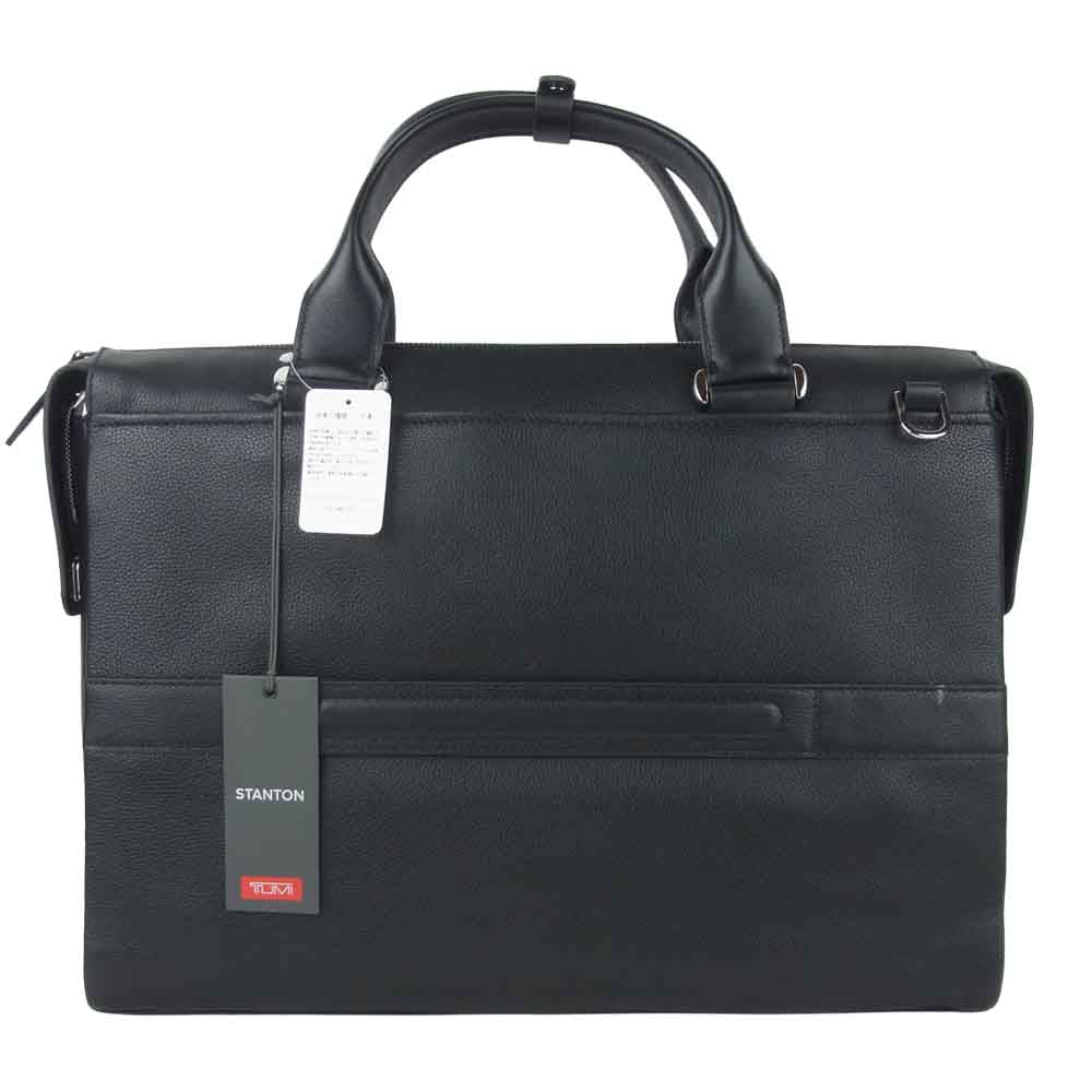 TUMI トゥミ 1041 STANTON スタントン 2WAY ブリーフケース ショルダー バッグ ブラック系【新古品】【未使用】【中古】