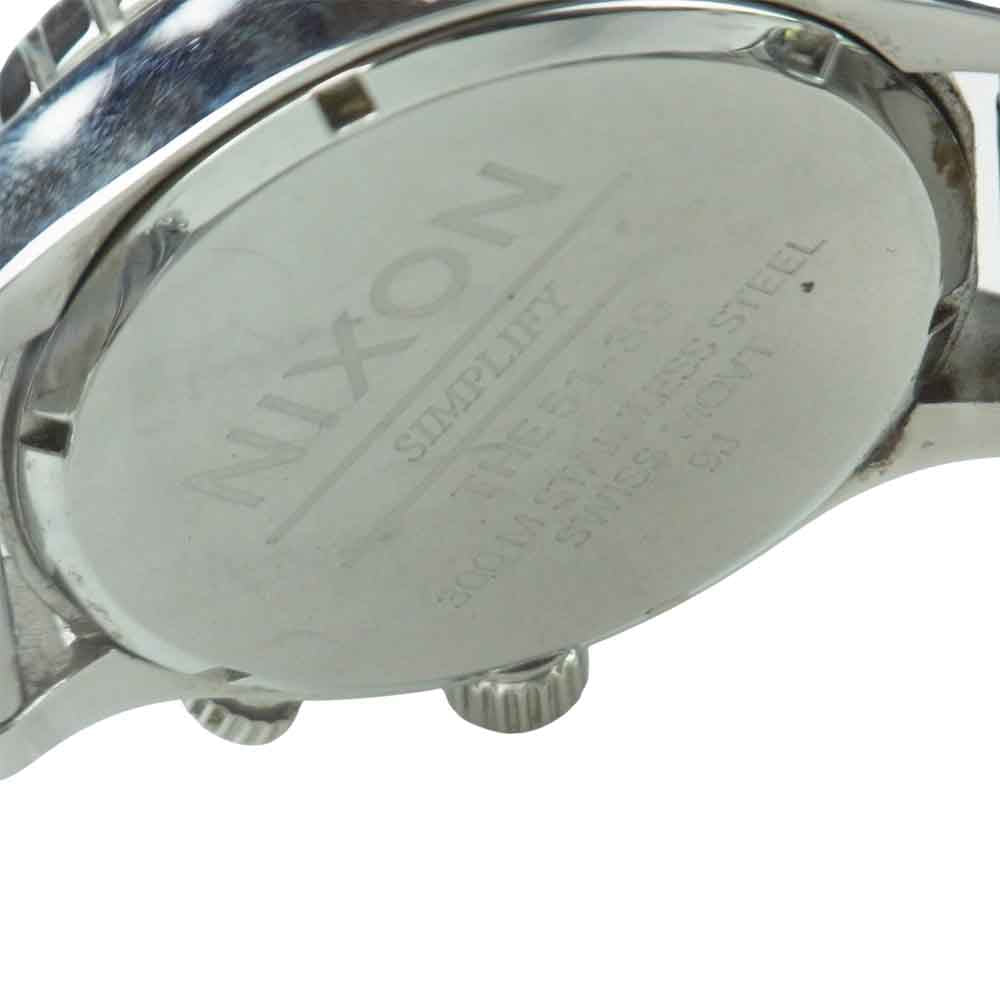 NIXON ニクソン SIMPLIFY THE51-30 CHRONO 腕時計 シルバー系【中古】