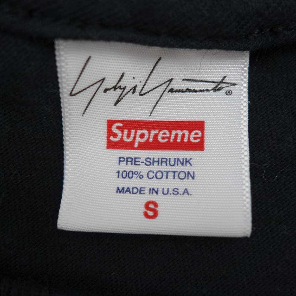 Supreme シュプリーム 20AW × Yohji Yamamoto ヨウジヤマモト This Was Tomorrow Tee フラワー プリント Tシャツ ブラック系 S【中古】