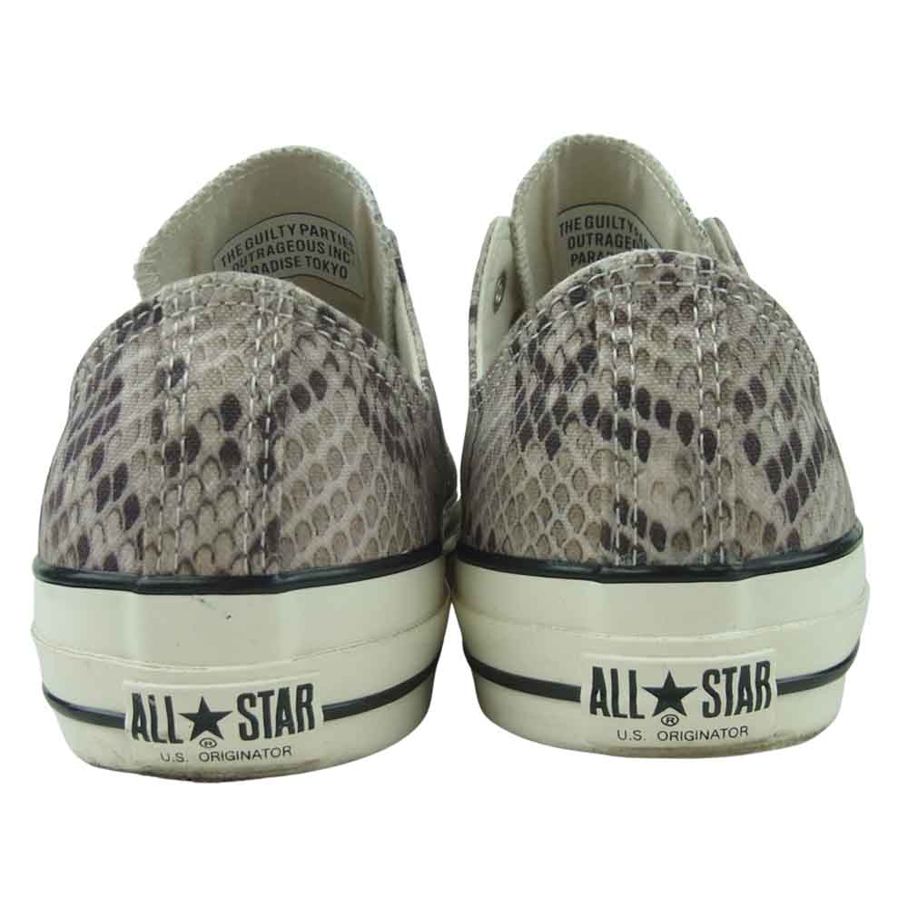 CONVERSE コンバース 1CL624 WACKO MARIA ワコマリア ALL STAR OX WM オールスター オックスフォード スニーカー グレー系 26cm【中古】