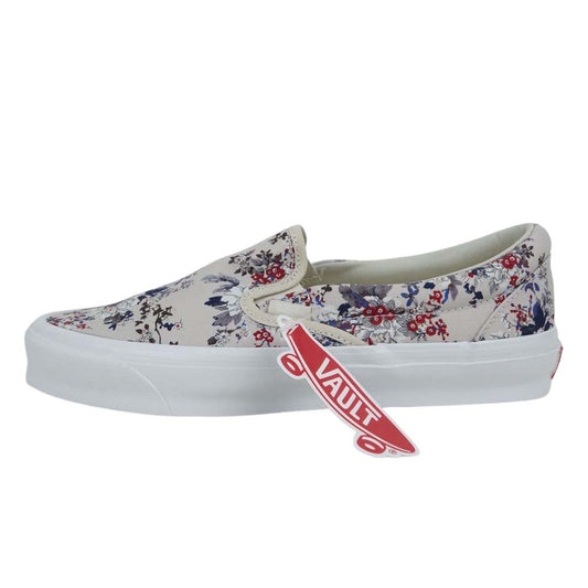 VANS バンズ VN0A45JK6BZ Vault ボルト × Kith キス 10th Anniversary Og Classic Slip-on Floral Turtledove フローラル クラシック スリッポン グレー系 ベージュ系 26cm【新古品】【未使用】【中古】