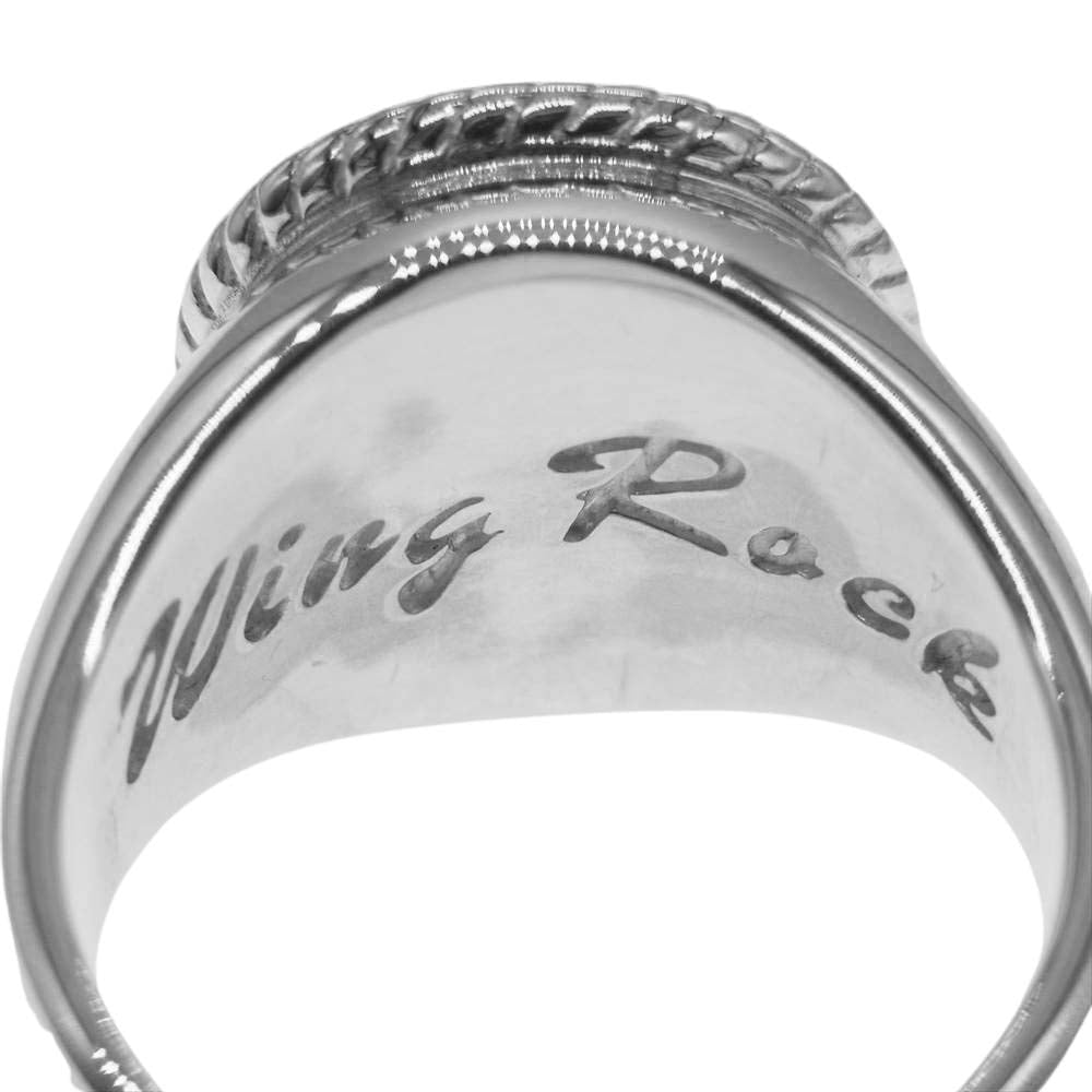 WINGROCK ウィングロック 銀縄 ターコイズ リング シルバー系 グリーン系 17【中古】