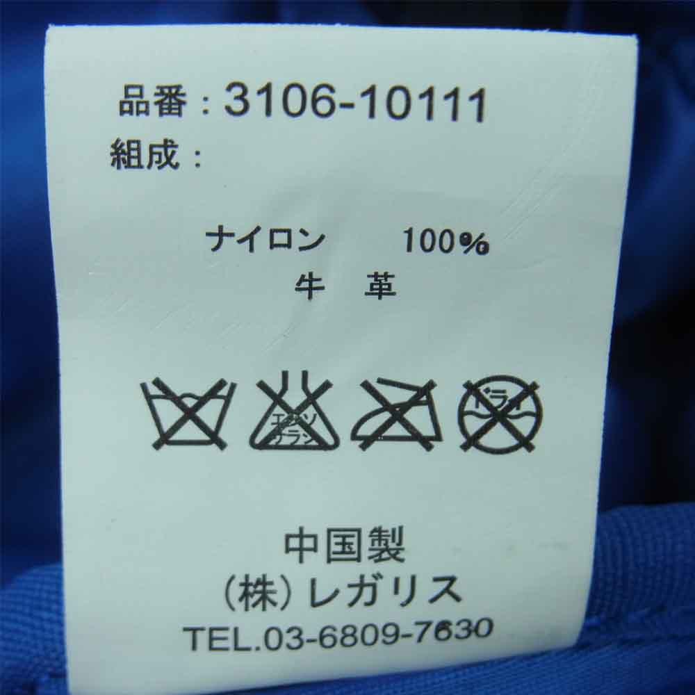 マキャベリック 3106‐10111 SIERRA BACKPACK バックパック リュック デイパック ナイロン 牛革 ネイビー系【中古】