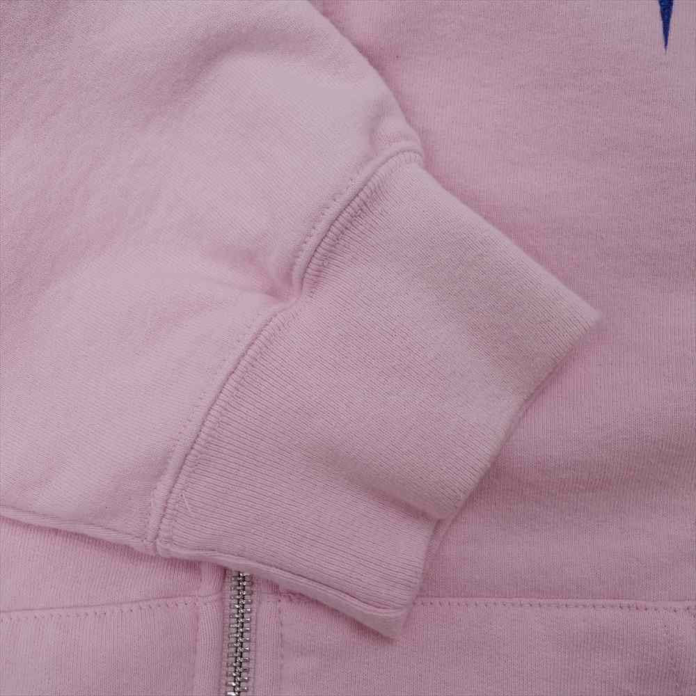 Supreme シュプリーム 21SS × HYSTERIC GLAMOUR ヒステリックグラマー Zip Up Hooded Sweatshirt ジップアップ スウェット パーカー ピンク系 L【美品】【中古】
