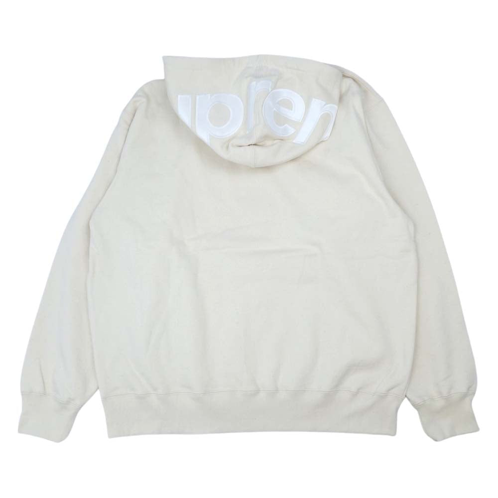 Supreme シュプリーム 21AW Contrast Hooded Sweatshirt コントラスト フーデッド スウェット パーカー ホワイト系 XL【新古品】【未使用】【中古】