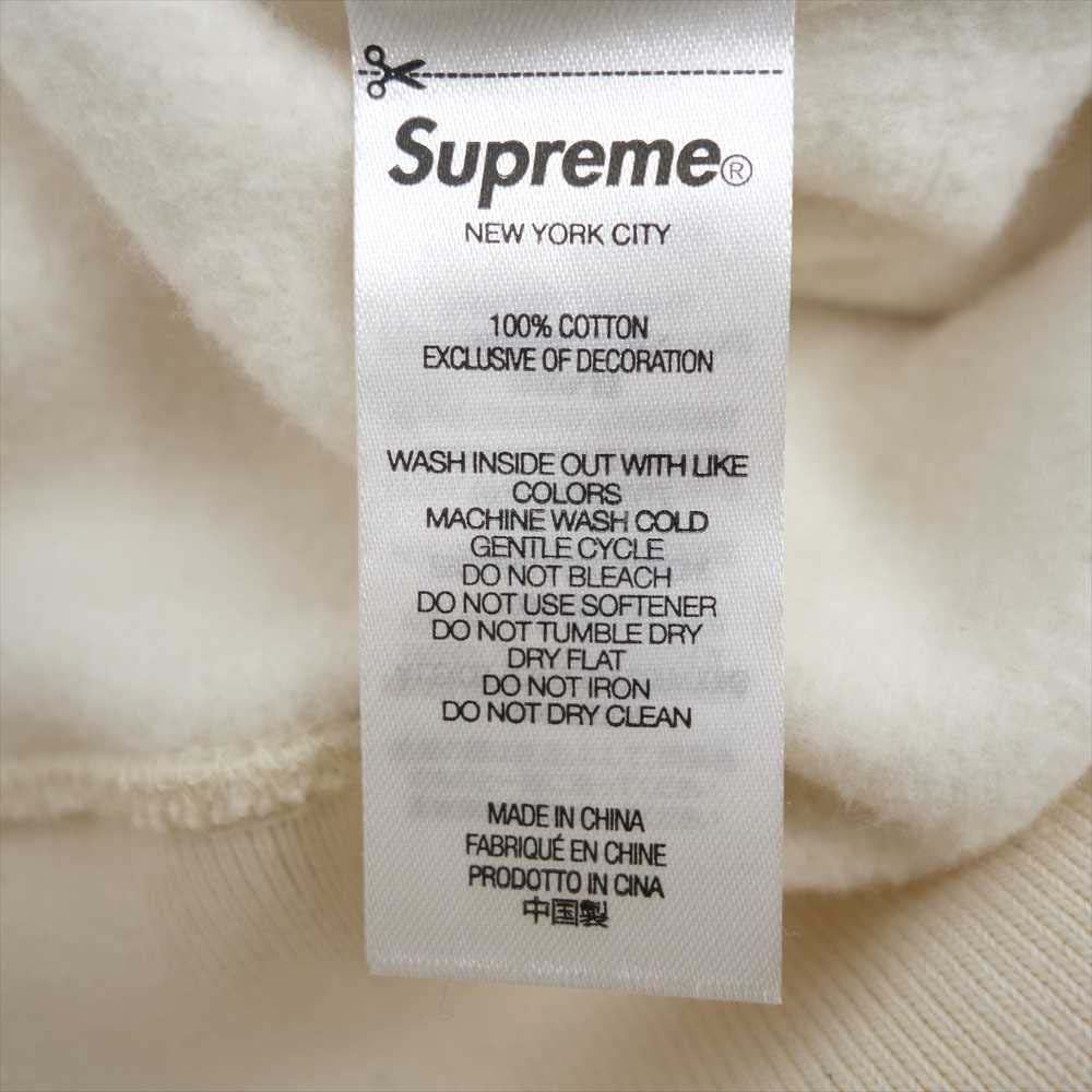 Supreme シュプリーム 21AW Contrast Hooded Sweatshirt コントラスト フーデッド スウェット パーカー ホワイト系 XL【新古品】【未使用】【中古】