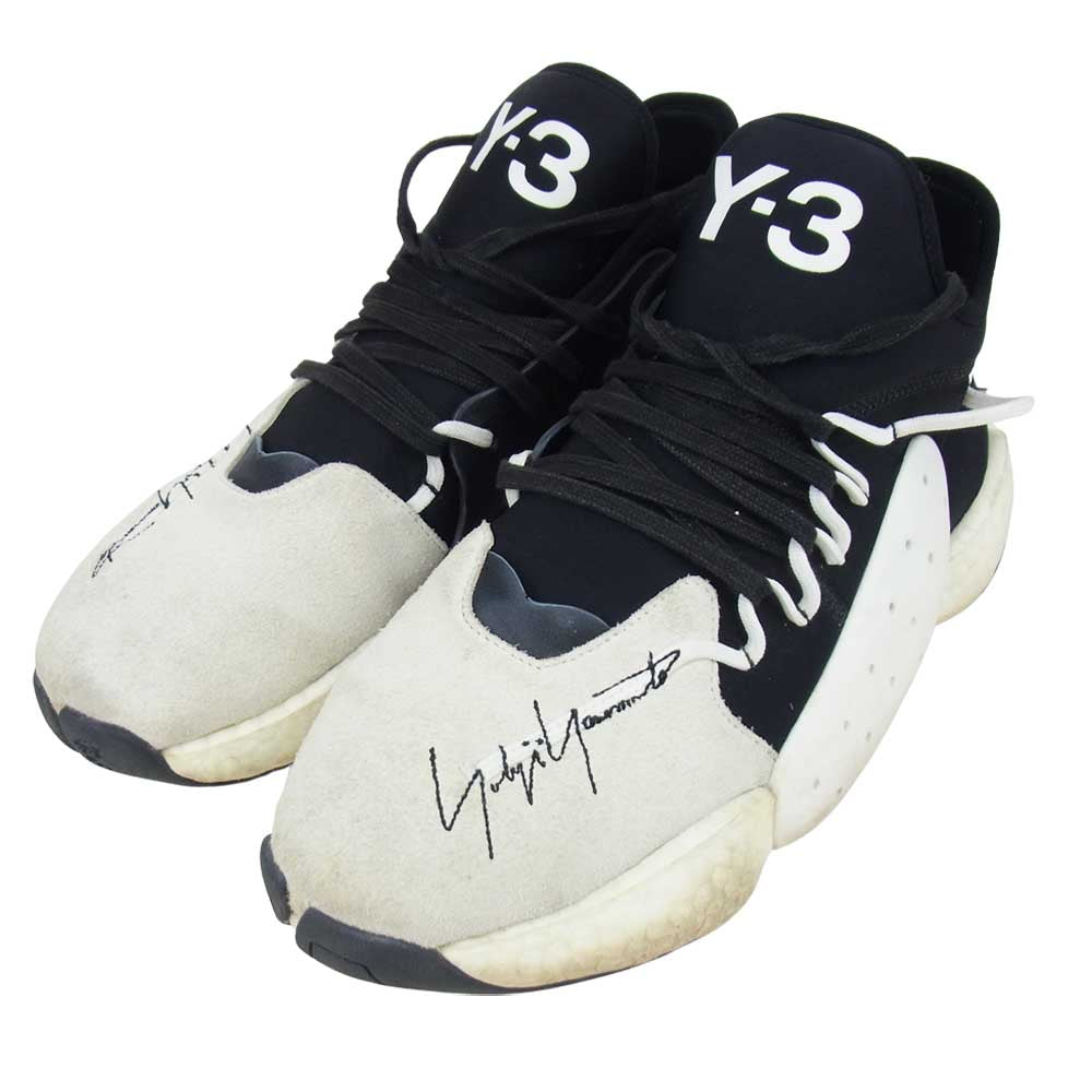 Yohji Yamamoto ヨウジヤマモト Y-3 ワイスリー 18AW BC0337 BYW BBALL スニーカー ホワイト系 ブラック系 26.5ｃｍ【中古】