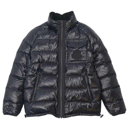 MONCLER モンクレール CHALON シャロン リバーシブル ダウン ジャケット ブラック系 1【美品】【中古】